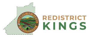 Redistrict Kings County Logo